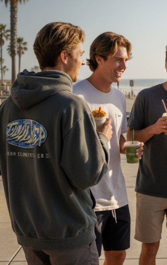 “THE BLUE LOGO” hoodie