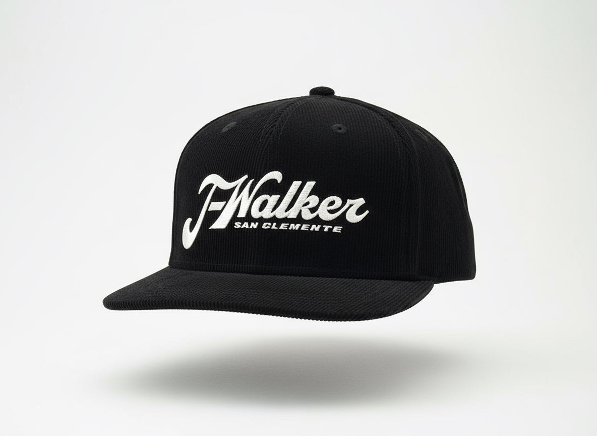 90’s script corduroy hat￼